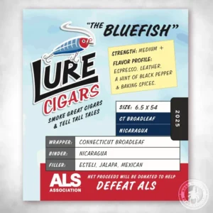Lure Cigars - Bluefish - label