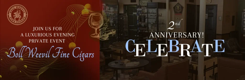 Boll Weevil Fine Cigars 2nd Anniversary Dinner 2025