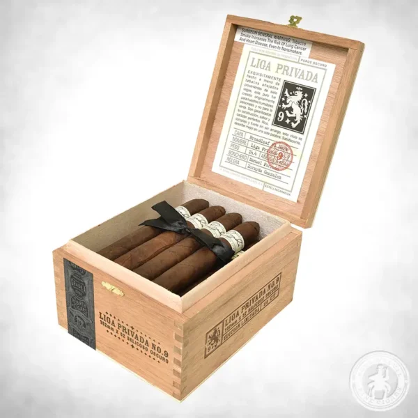 Drew Estate No.9 Liga Privada Belicoso open box-24