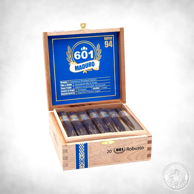 Espinosa 601 Blue Maduro Robusto box-20