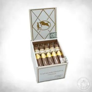 Cavalier Geneve White Series Petit No. 2 open box-20