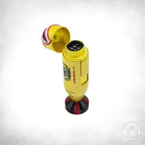 Espinosa Warhead Lighter Gold open bck