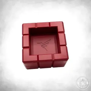 Colibri Heritage Cube Red Ashtray