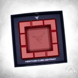 Colibri Heritage Cube Red Ashtray featured