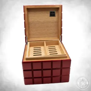 Colibri Heritage Humidor red open tray