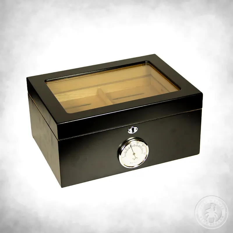Humidor Supreme Bally Black 100ct featured