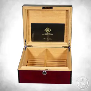J.C. Newman Diamond Crown Limited Edition Burgundy 100ct open