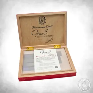 Prometheus Opus 5 Heaven and Earth Red Humidor authenticity